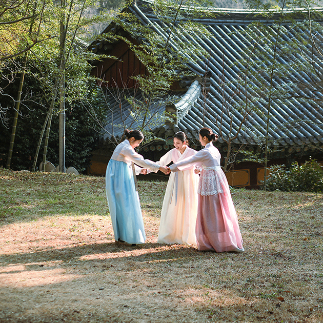 부산의 숨은 사찰, 프라이빗 한복사진 촬영